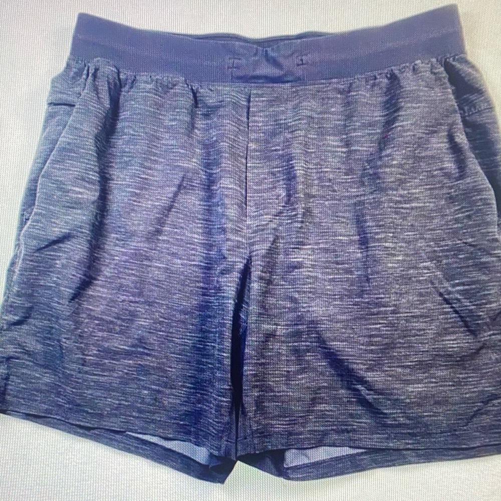 lululemon athletica Men's Athletic Shorts - Heathered Blue